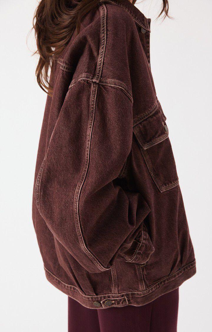 American Vintage Oshow raisin Jeansjacke Unisex bordeaux